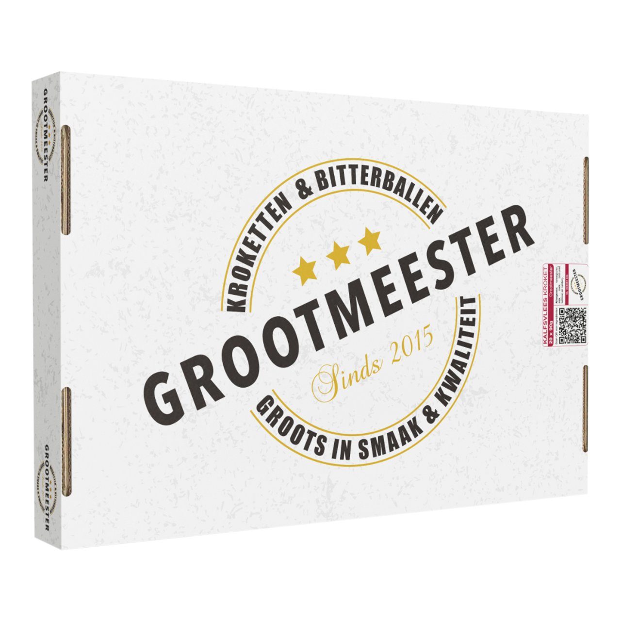 Grootmeester - Kalfsvlees kroketten - 20 pieces à 90 grams - The Dutch Snackshop