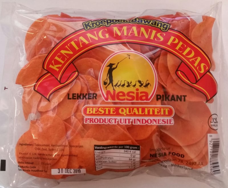 Kentang Manis Pedas (Pikant) 200g - Nesia - The Dutch Snackshop