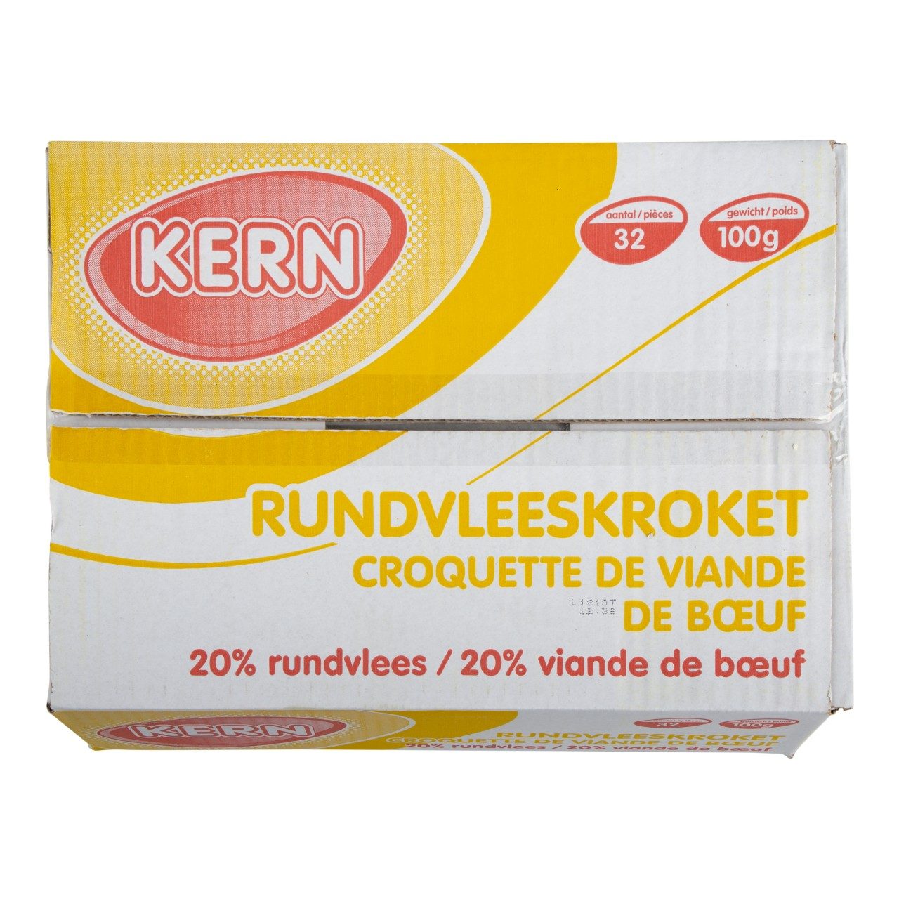 Kern - Kroket 20% rundvlees - 32 pieces à 100 grams - The Dutch Snackshop