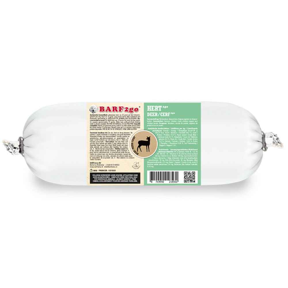 BARFmenu 2Go Hert Hondenvoer - 1kg