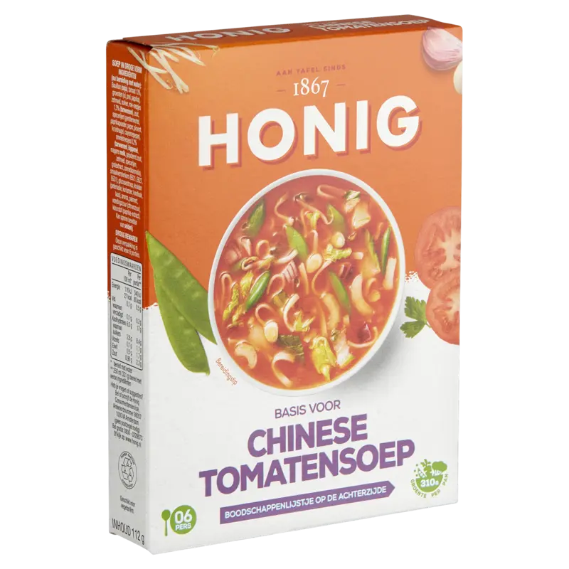 Honig Basis voor chinese tomatensoep 112 g