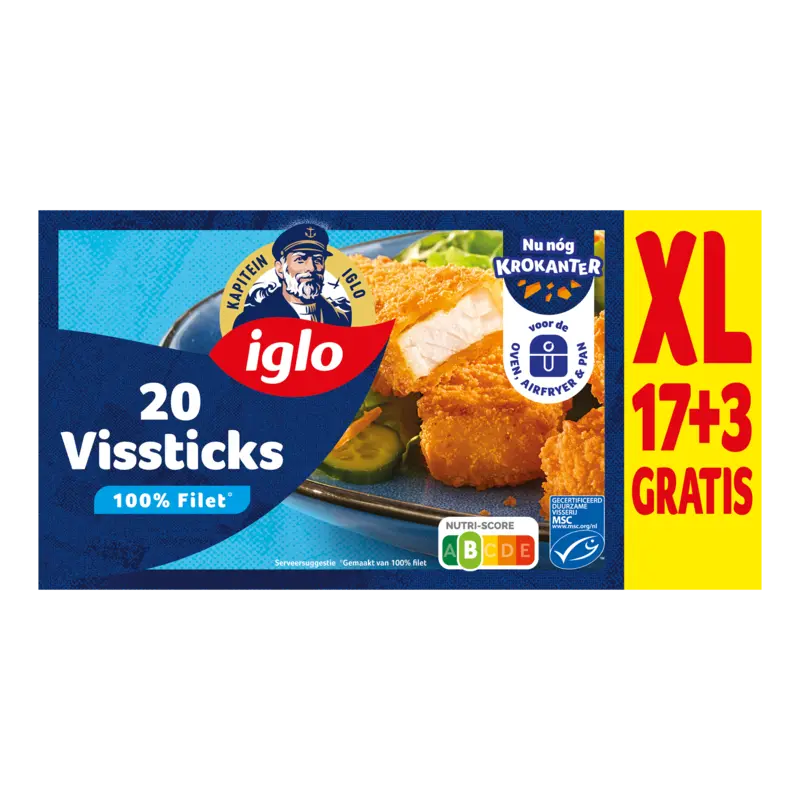 Iglo Vissticks 20 stuks
