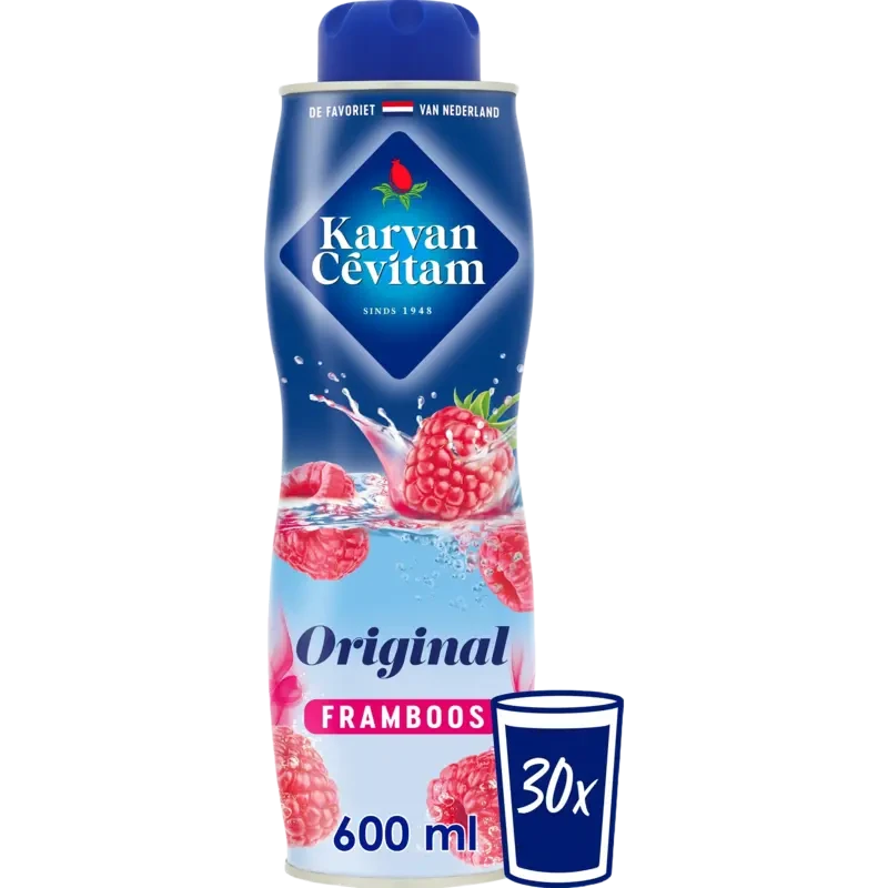 Karvan Cevitam Original framboos siroop 600 ml