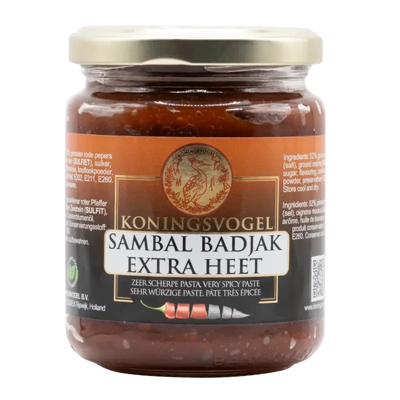 Koningsvogel Sambal badjak extra heet