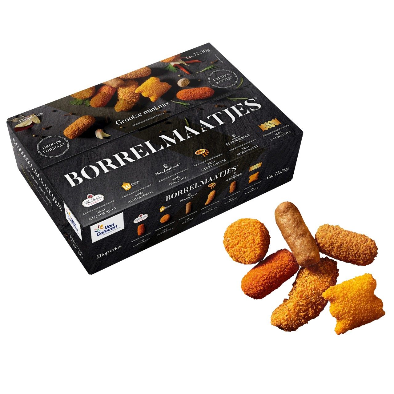 Ad van Geloven Borrelmaatjes - 72 x 30g