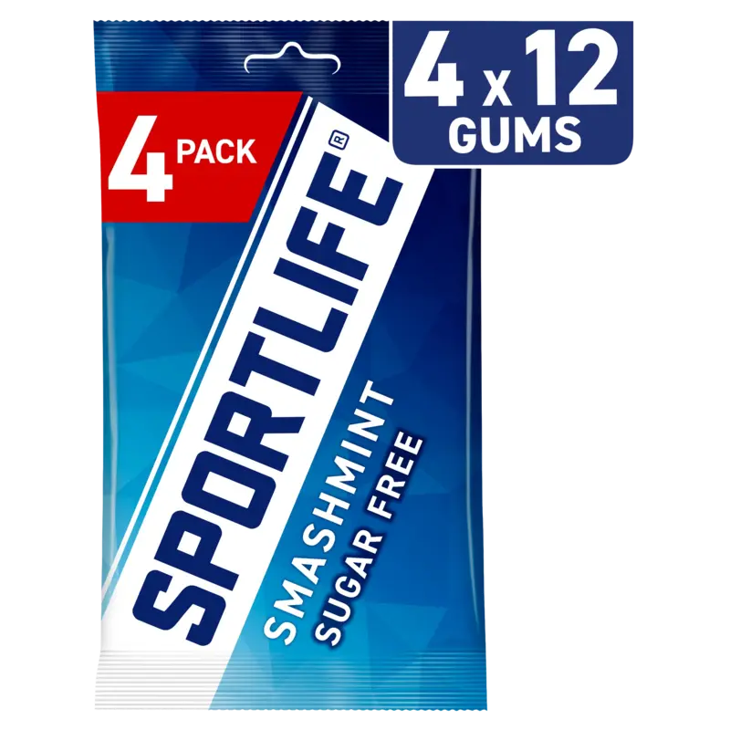 Sportlife Smashmint sugar free 4-pack 72 g