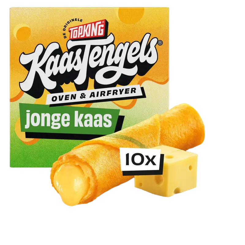 Topking Kaastengels jonge kaas oven & airfryer 150 g