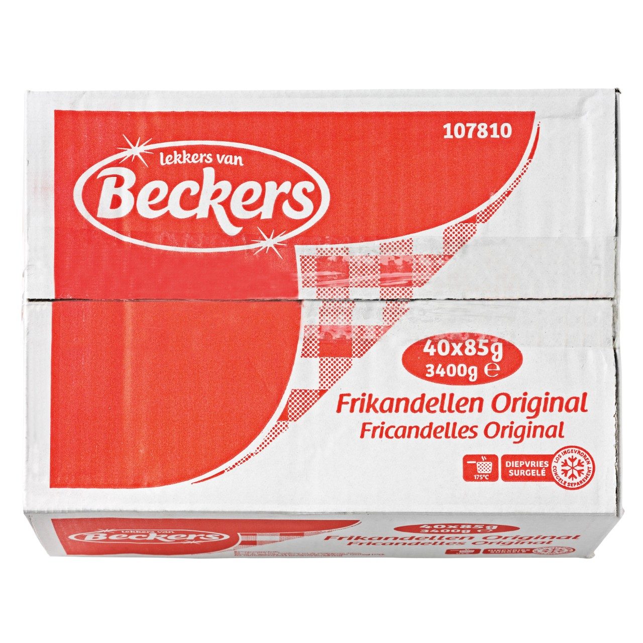 Beckers - Frikandellen original - 40 pieces à 100 grams - The Dutch Snackshop