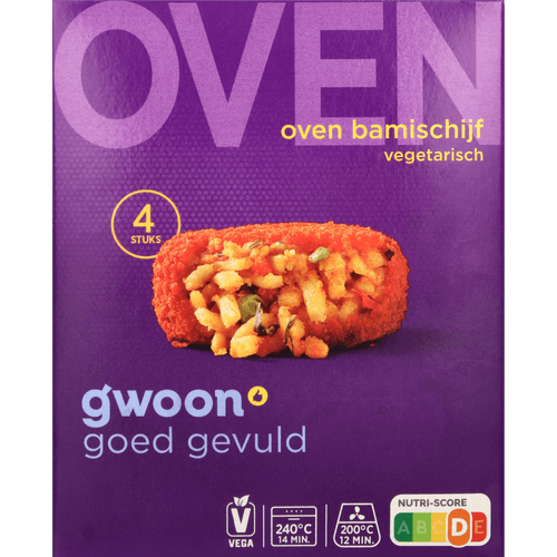 G'woon Oven bamischijven 4 st. - The Dutch Snackshop