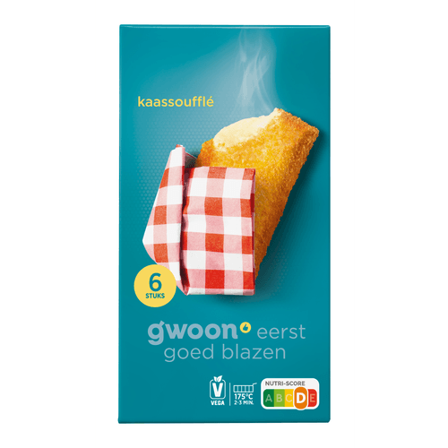 G'woon Kaassouffle 6 stuks - The Dutch Snackshop