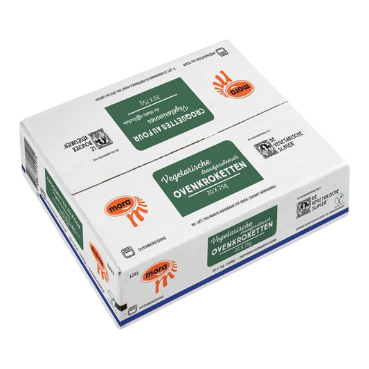 Mora -  Oven kroketten vegetarian draadjesvleesch - 20 pieces à 75 grams