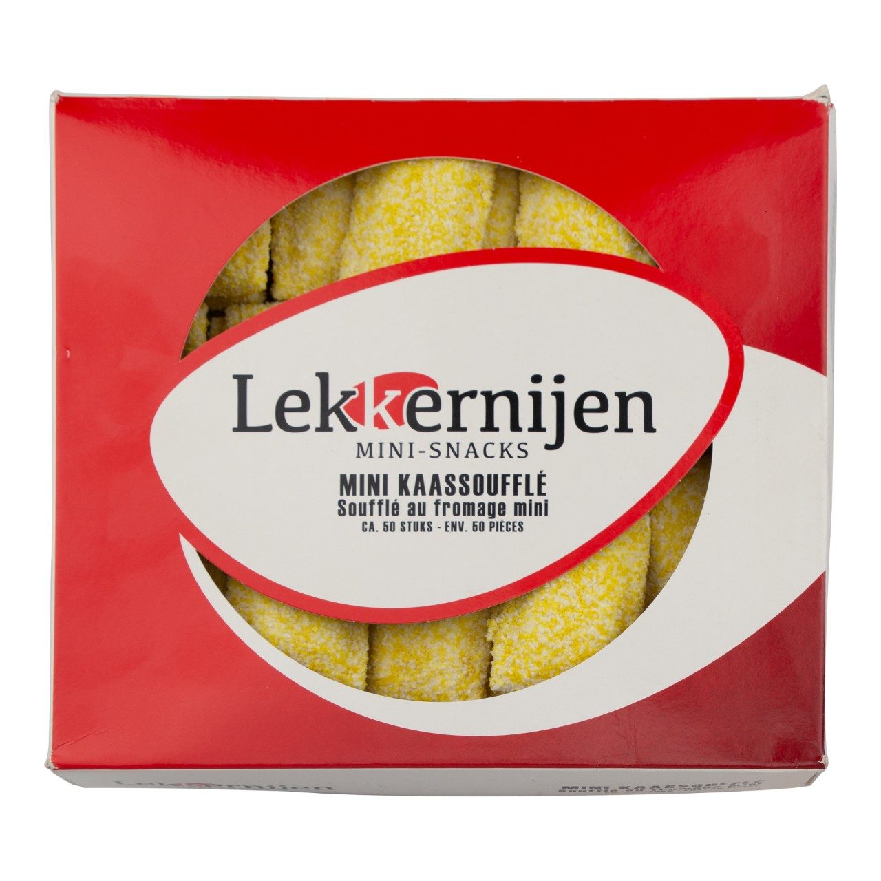 Lekkernijen - Mini kaassouffle (vegetarian) - 50 pieces à 25 grams - The Dutch Snackshop