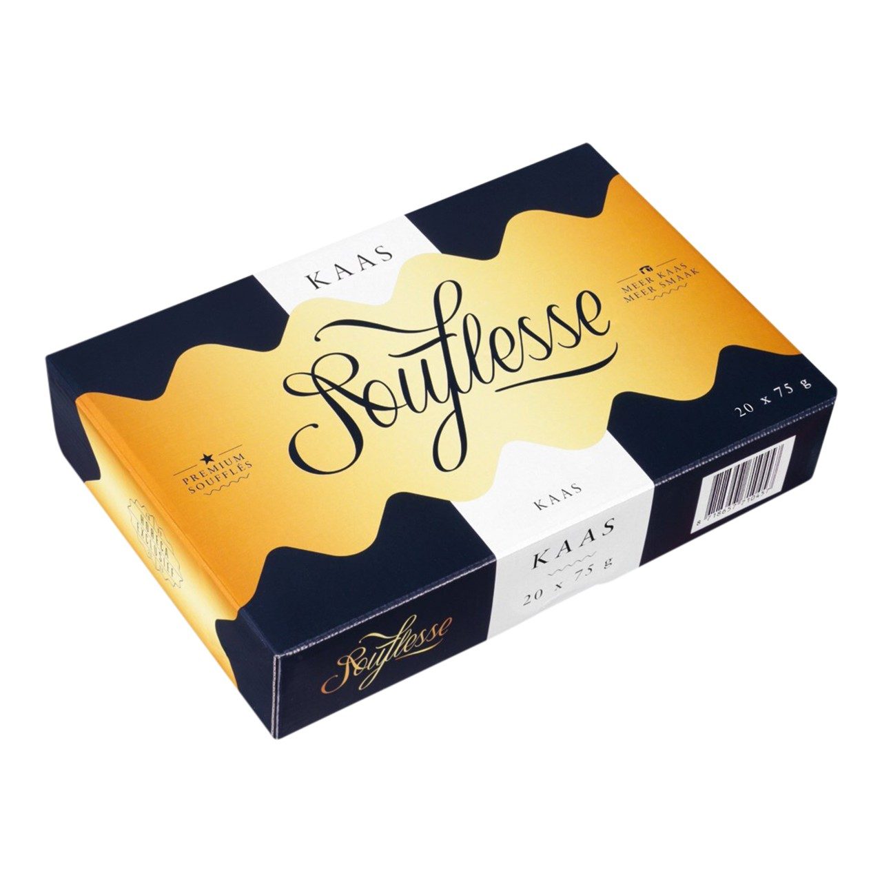 Souflesse - Kaassoufflé - 20 pieces à 75 grams - The Dutch Snackshop