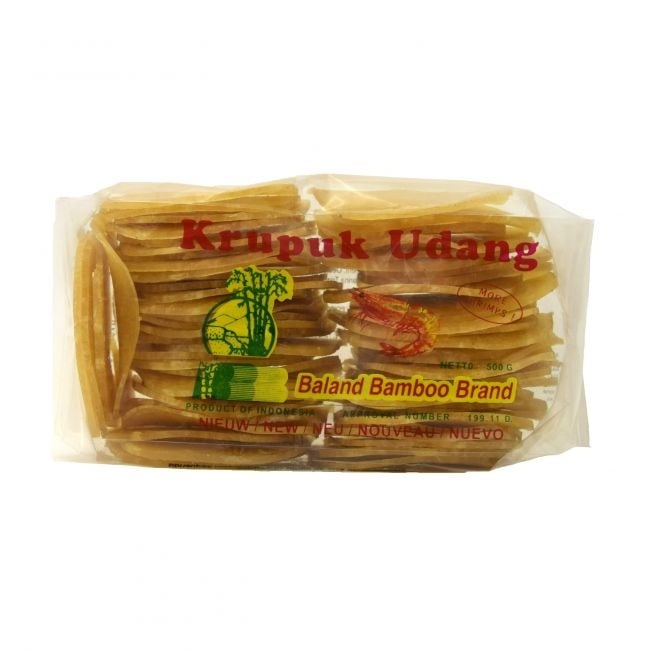 krupuk udang 5x7 cm baland 500g ongebakken - The Dutch Snackshop
