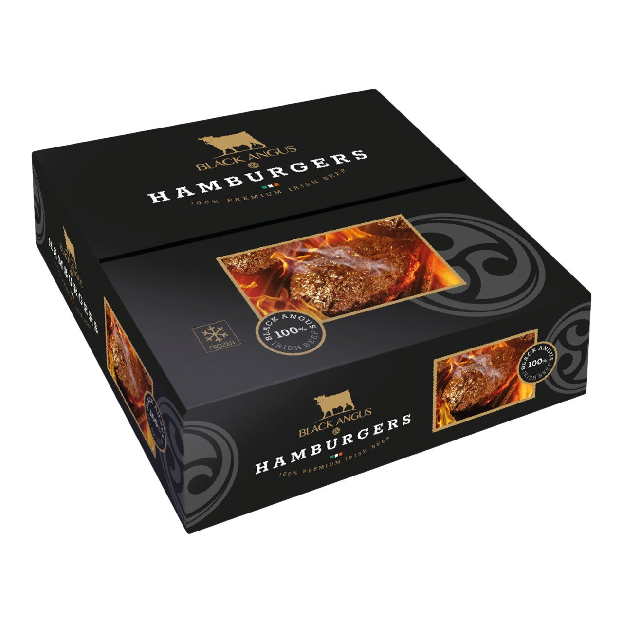 Dawn Meats Black Agnus Burgers 16x200gr - The Dutch Snackshop