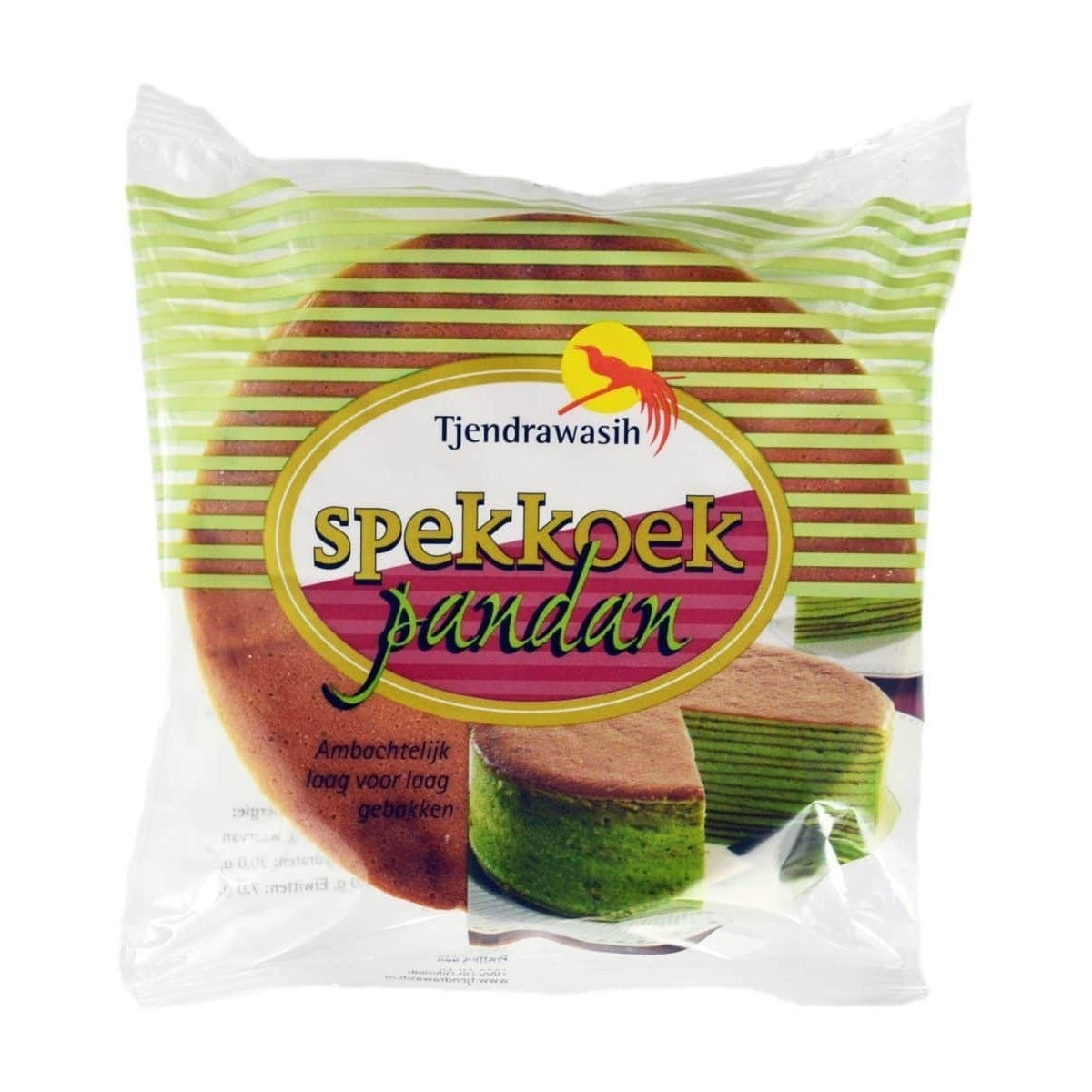 Spekkoek met pandan 700gr - The Dutch Snackshop