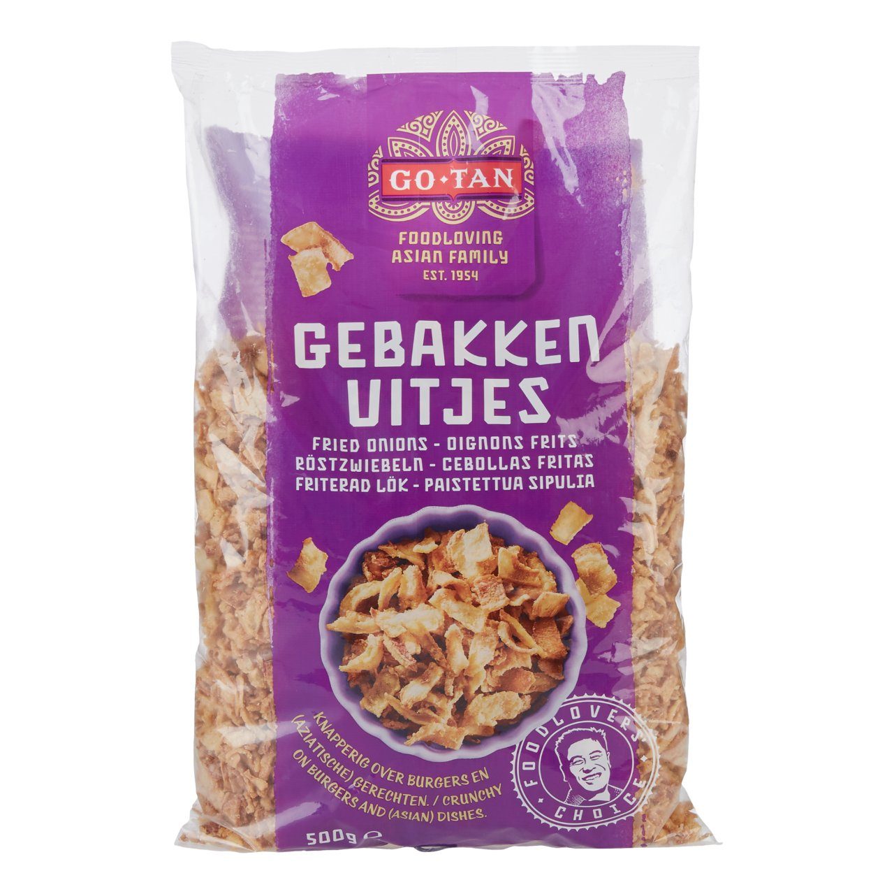 Go-Tan - Gebakken uitjes 500gr - The Dutch Snackshop
