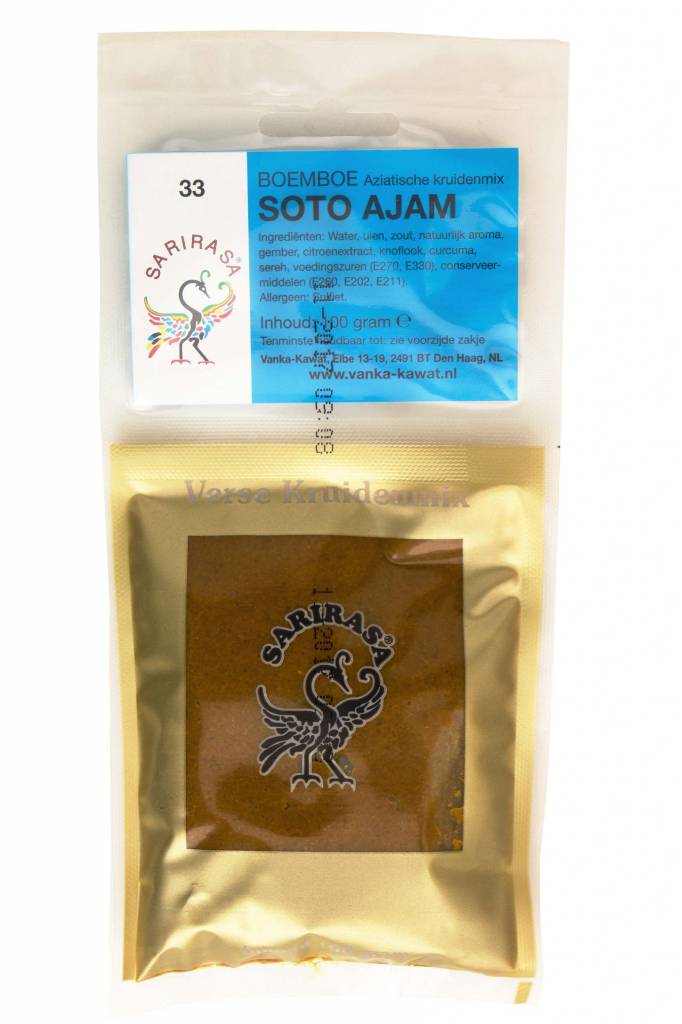 Sari Rasa - Soto Ajam Kruidenmix 100g 33 - The Dutch Snackshop