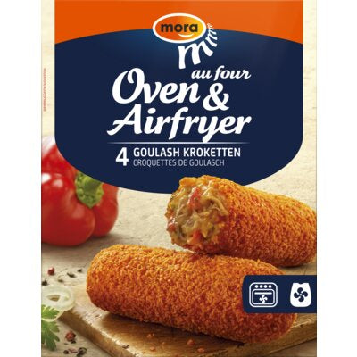 Mora oven airfryer goulashkrokketen 4 pcs - The Dutch Snackshop