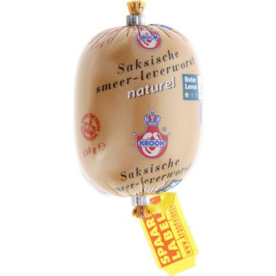 Kroon Saksische leverworst 150gr - The Dutch Snackshop
