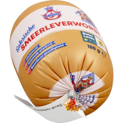 Kroon Saksische leverworst 150gr - The Dutch Snackshop