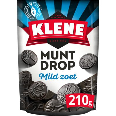 Klene Muntdrop mild zoet 210gr - The Dutch Snackshop