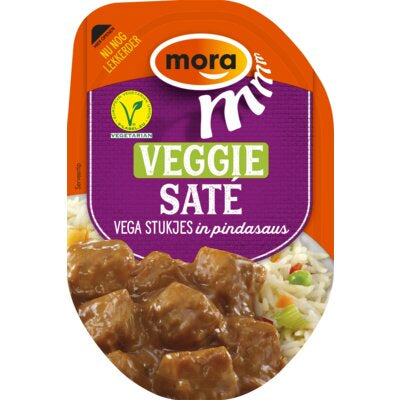 Mora Veggie sate in pindasaus 160gr - The Dutch Snackshop