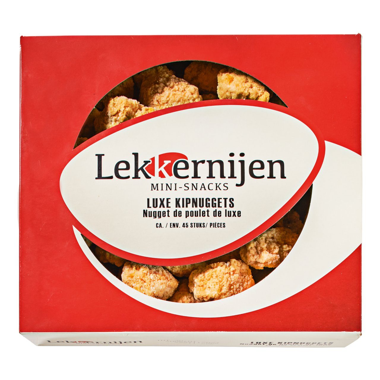 Lekkernijen - Luxe Kipnuggets 45 stuks x 25 gram - The Dutch Snackshop