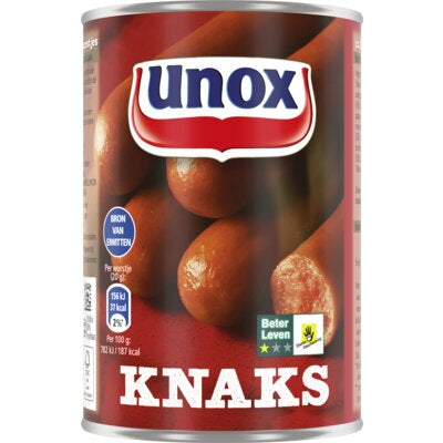 Unox knaks 400gr ca. 11st - The Dutch Snackshop