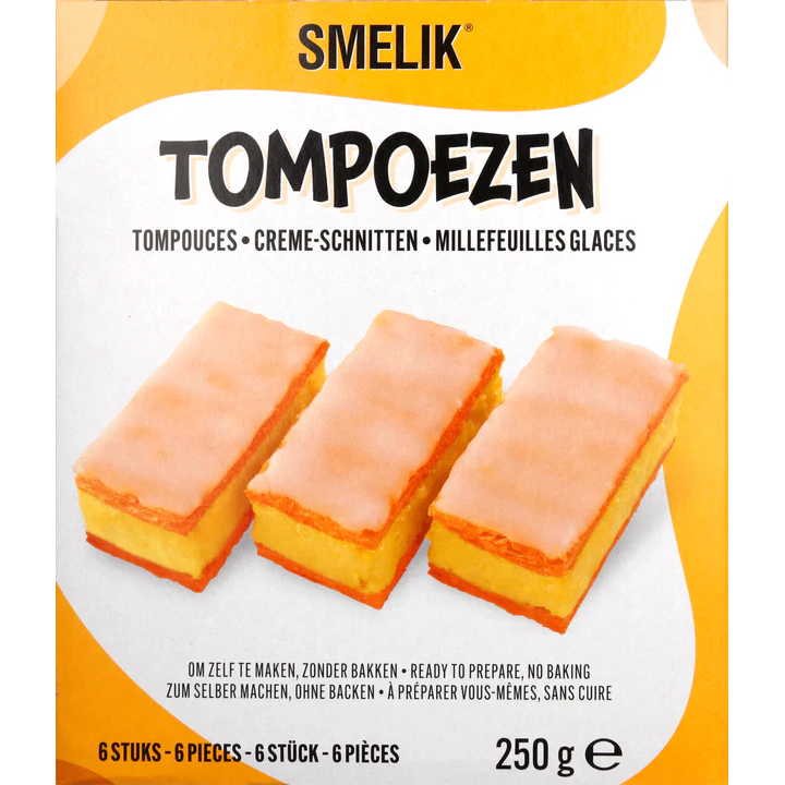 Smelik Tompoezen 250gr - The Dutch Snackshop