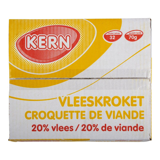 Kern - Kroket 20% vlees - 32 pieces à 70 grams