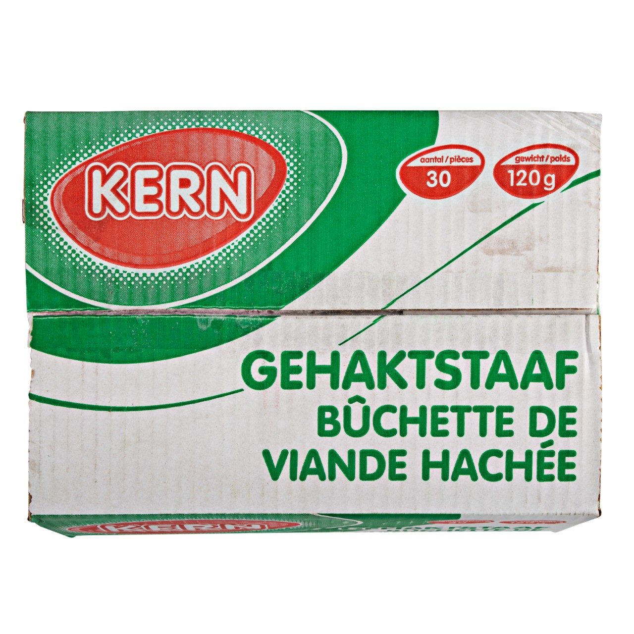 Kern - Gehaktstaaf - 30 pieces à 120 grams - The Dutch Snackshop