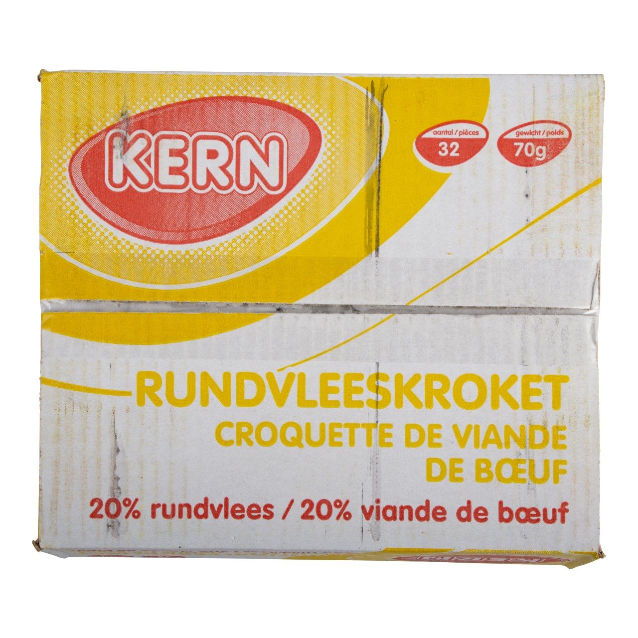 Kern - Kroket 20% rundvlees - 28 pieces à 80 grams - The Dutch Snackshop
