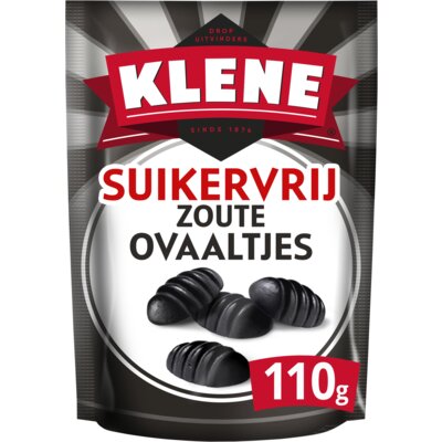 Klene Suikervrij zoute ovaaltjes 110 gram - The Dutch Snackshop