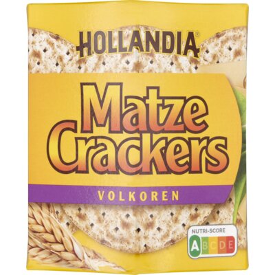 Hollandia Matzecrackers volkoren 100 gram - The Dutch Snackshop