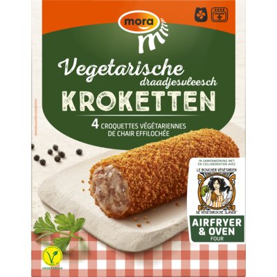 Mora Vegetarische draadjesvlees kroketten 4 stuks - The Dutch Snackshop