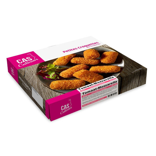 CAS Culinair - Petites croquettes tomaat mozzarella - 32 pieces à 30 grams - The Dutch Snackshop