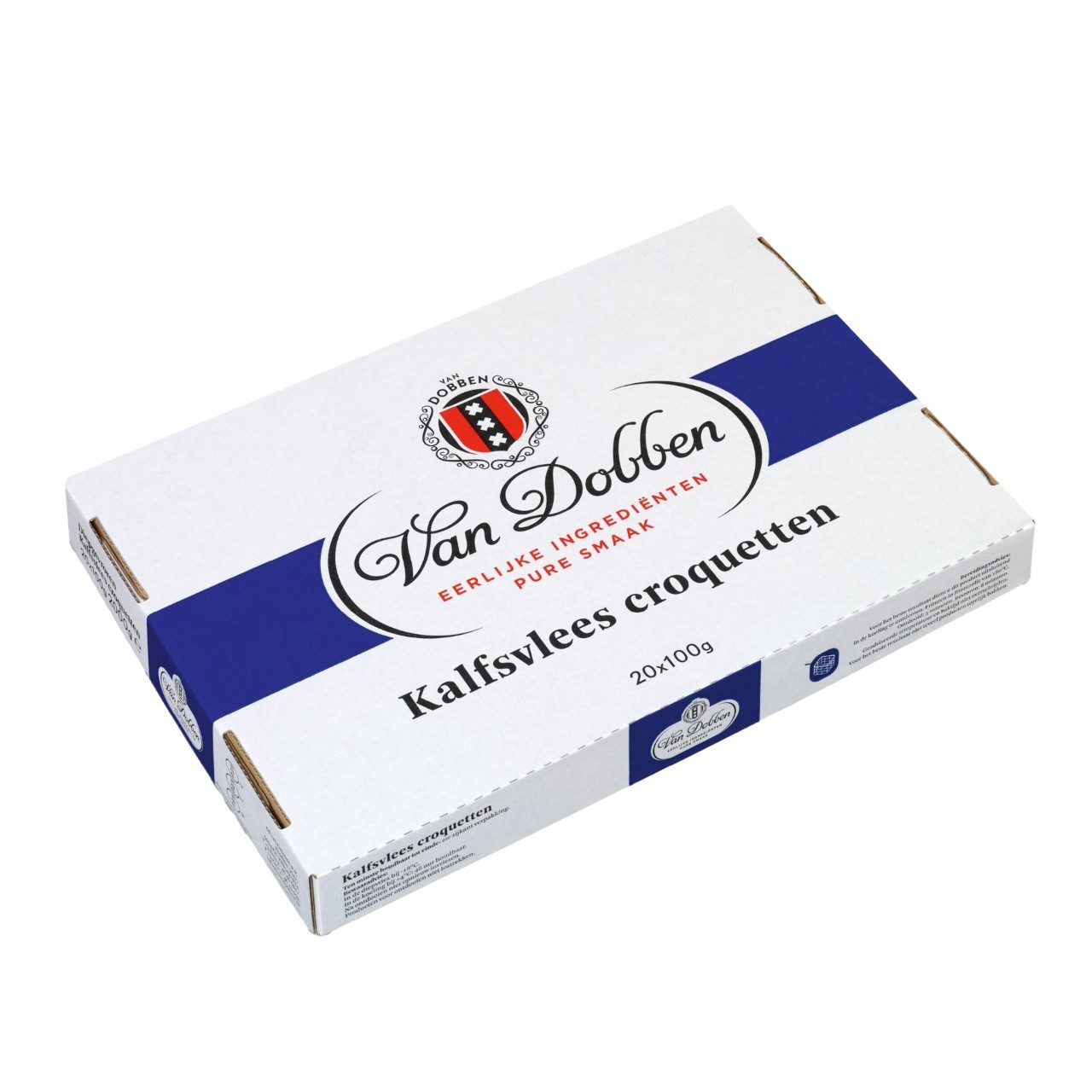 Van Dobben - Kalfscroquetten - 20 pieces à 100 grams - The Dutch Snackshop
