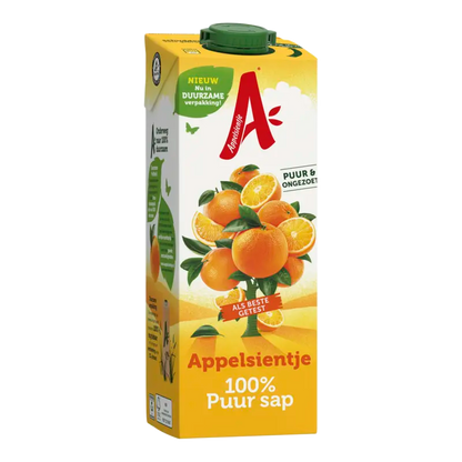 Appelsientje Sinaasappelsap 1 l verpakking