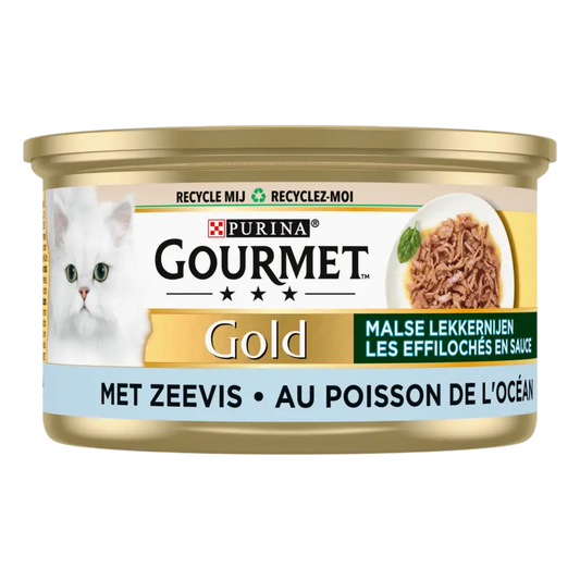Gourmet Gold malse lekkernijen met zeevis 85 g