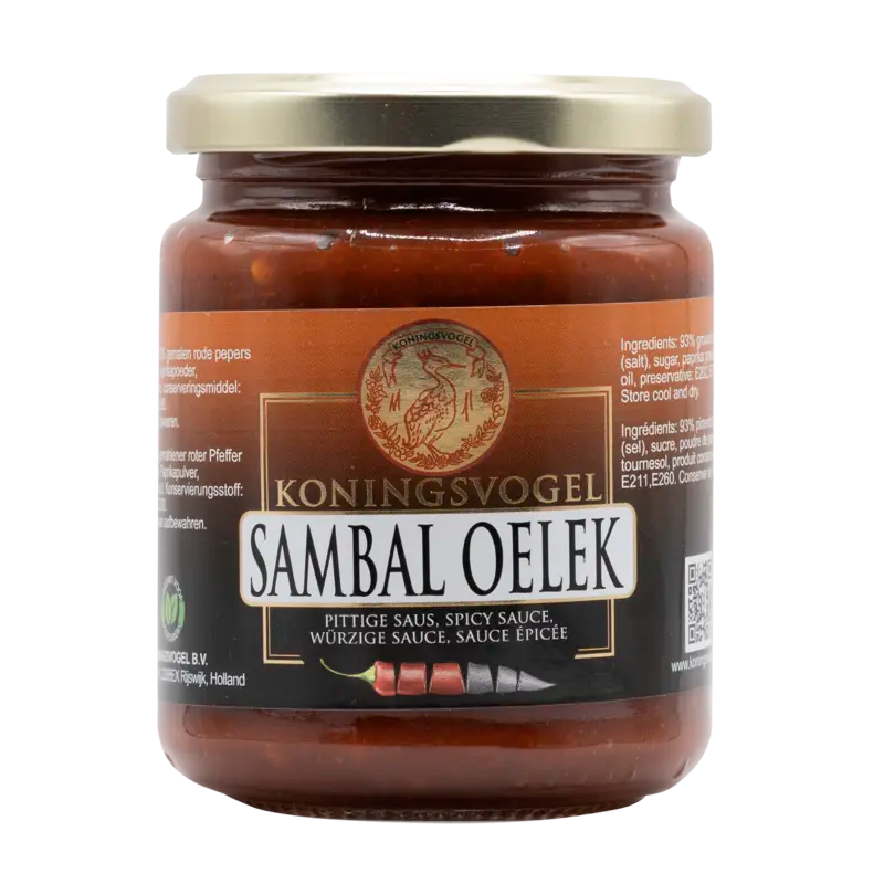 Koningsvogel Sambal oelek 270 g