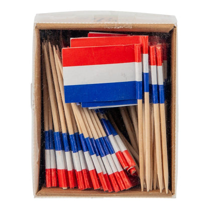 150 x Prikkers met Hollandse vlag - The Dutch Snackshop