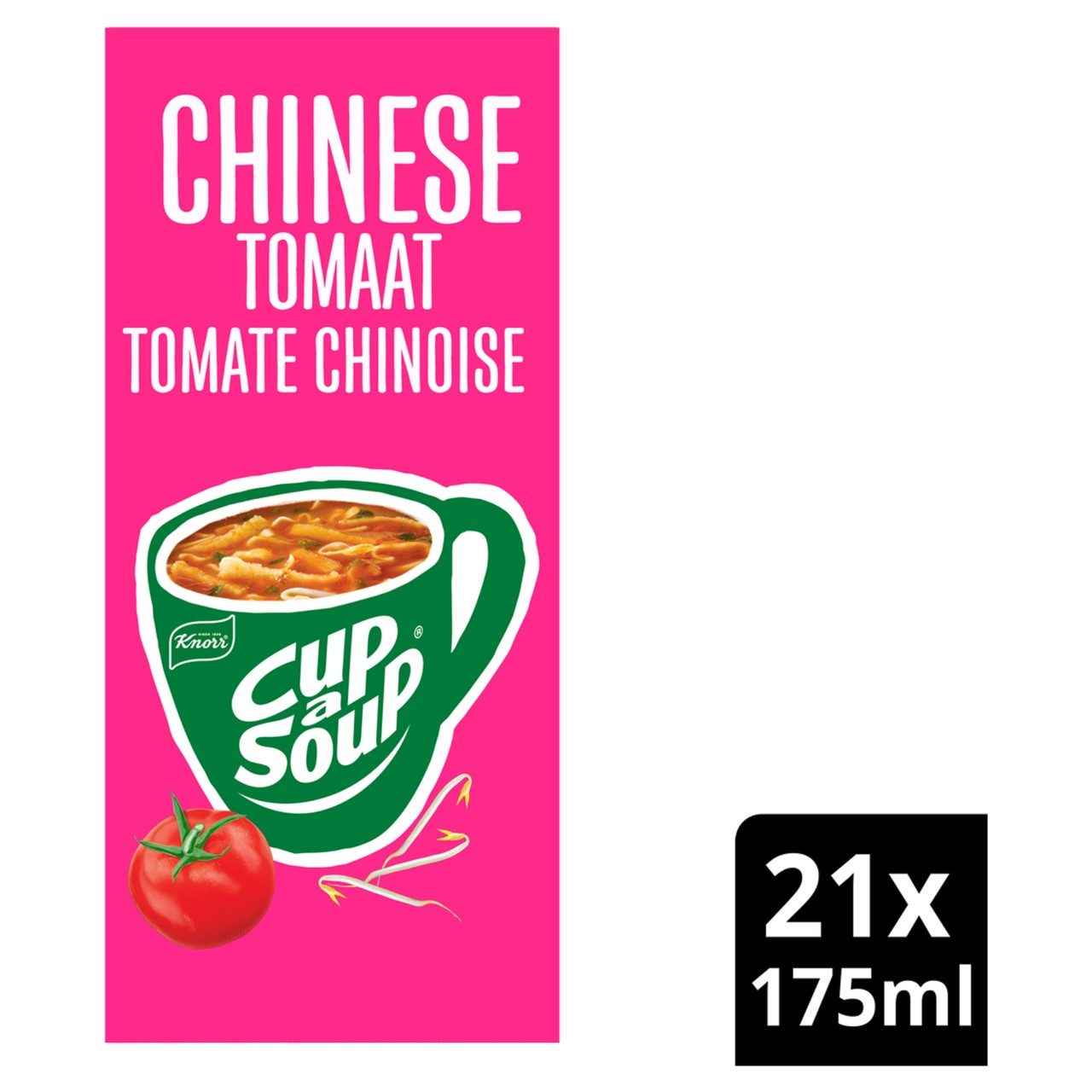 Knorr Cup-a-Soup Chinese Tomaat - 21 zakjes x 17g