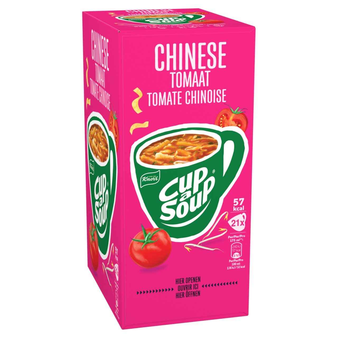 Knorr Cup-a-Soup Chinese Tomaat - 21 zakjes x 17g