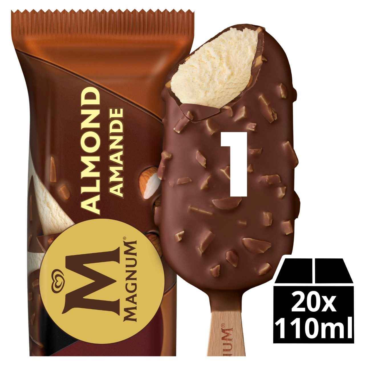 Magnum Almond - 20 x 110ml
