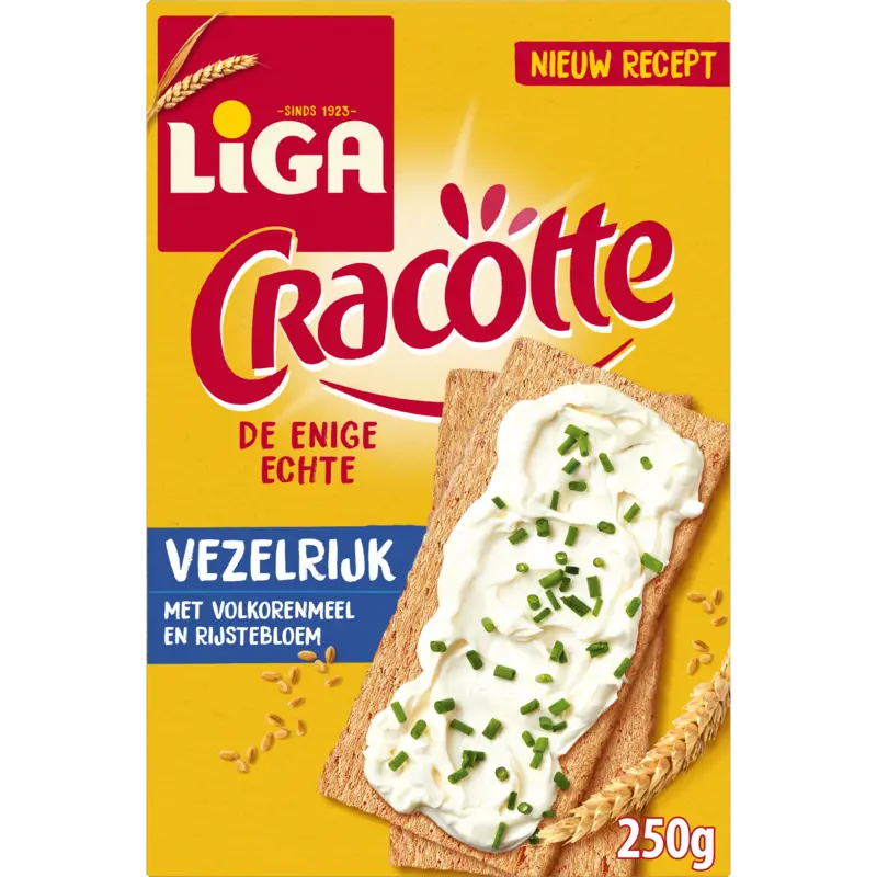 Liga Cracotte vezelrijk 250 g
