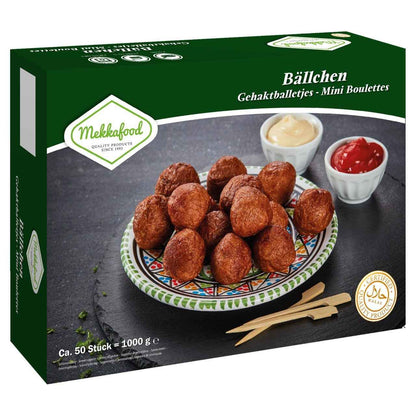 Mekkafood Gehaktballetjes kip - 50 x 20g
