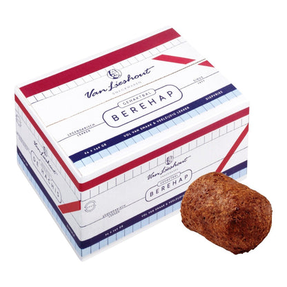 Van Lieshout Berenhap gehaktbal doos 24 x 140 gram met product