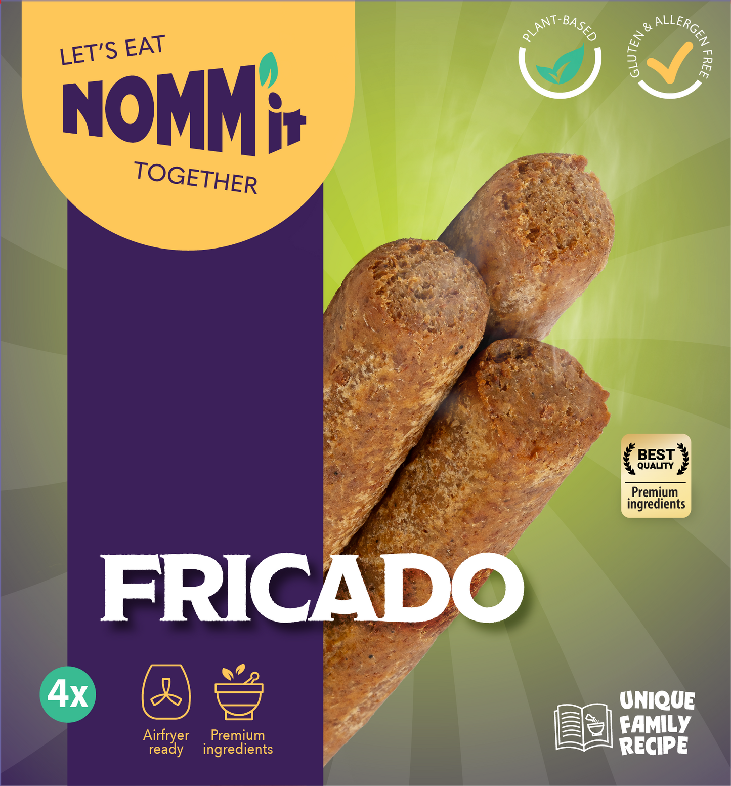 NOMM'it Frikandel 5 x 70 gram - The Dutch Snackshop
